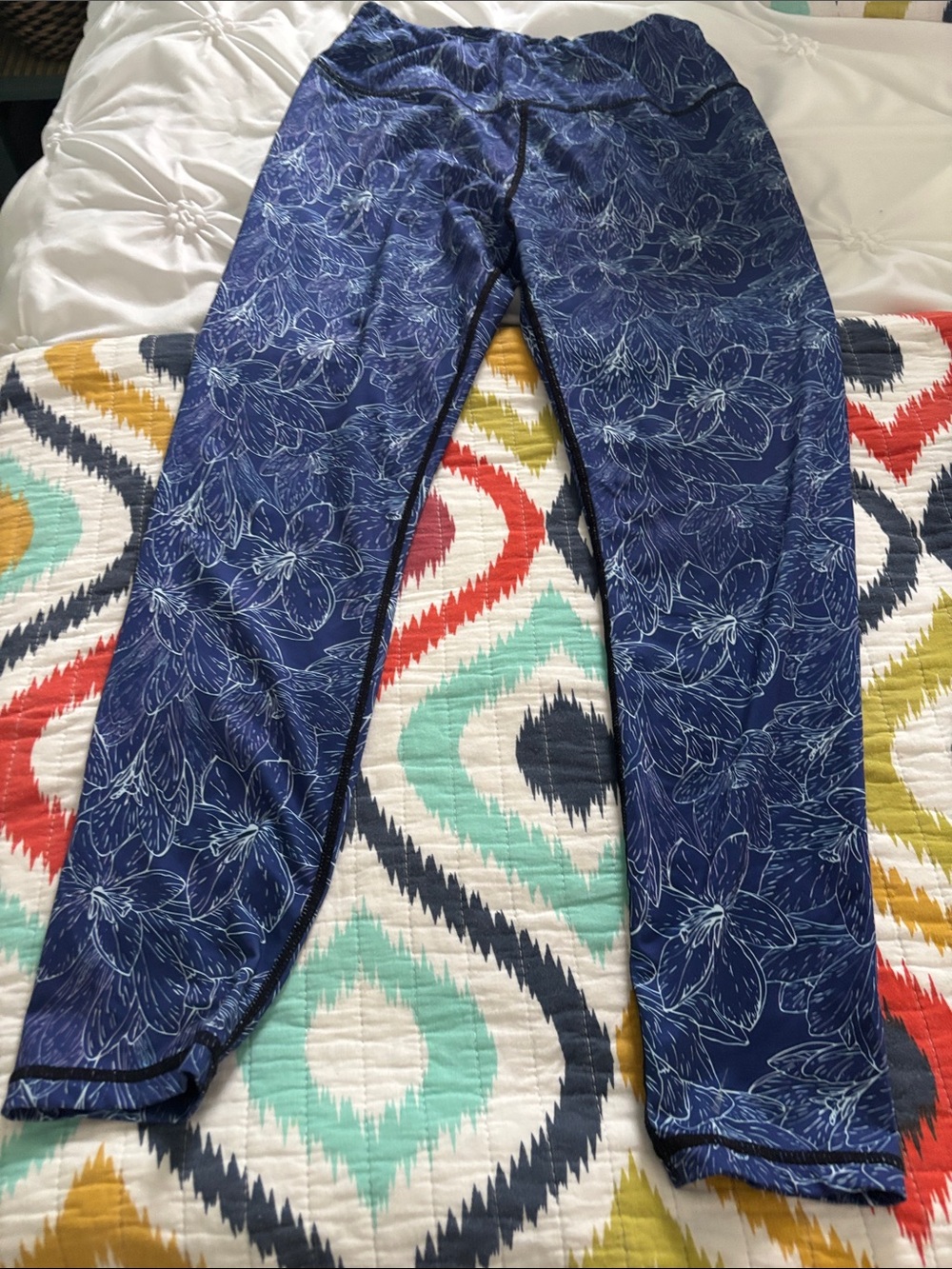 Women’s Blue Floral Print leggings